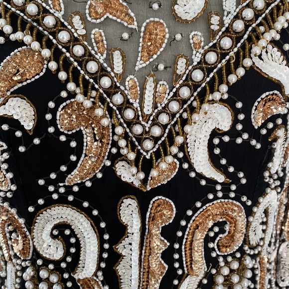 Vanna White Original Silk Beaded Gown - Picture 5 of 9